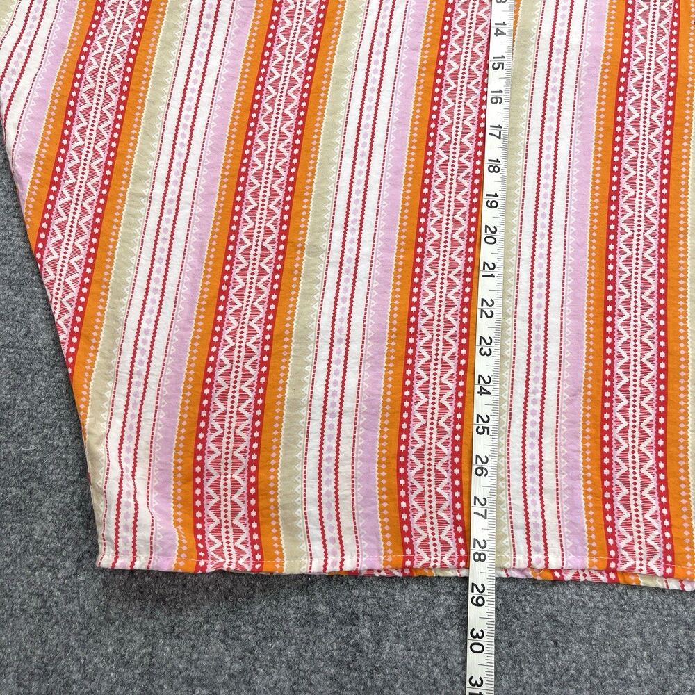 Savanna Jane Embroidered Kimono Top Size 1X/2X Artsy Striped Colorful Boho - Picture 9 of 11